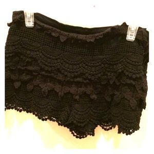 Lush boho short shorts